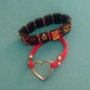 3/$10 🎀 Red & Black Bracelets